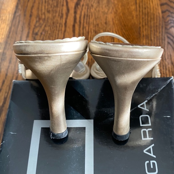 Del Garda Heel Sandals - Sz 6.5 - Picture 13 of 16